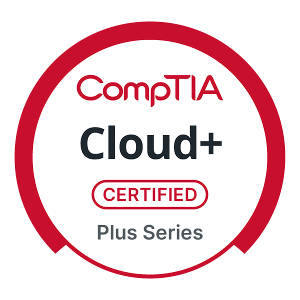 CompTIA Cloud+ Certification Badge